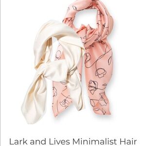 Silk hair scarves set NWOT